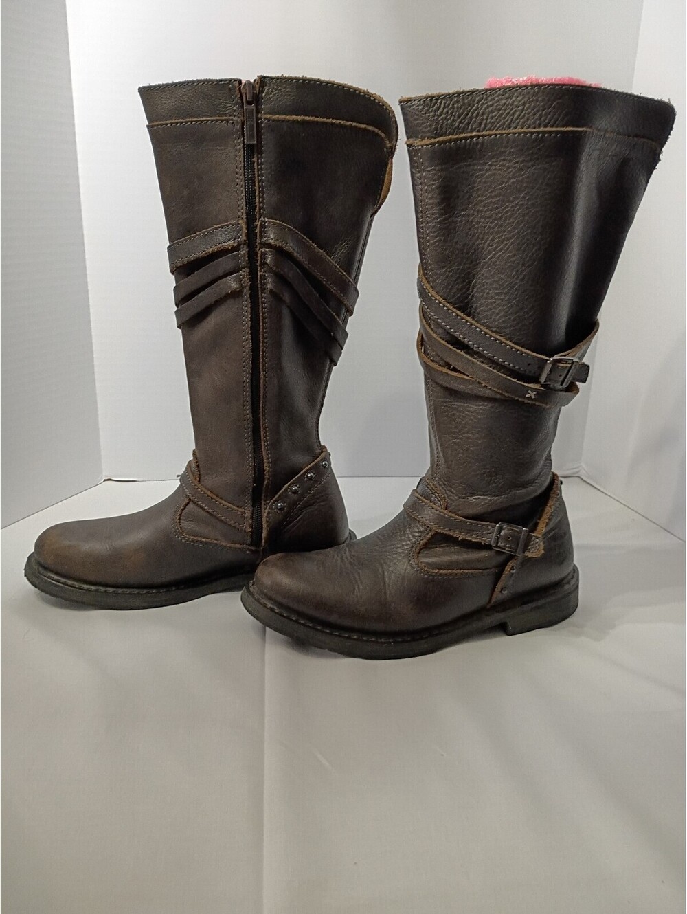 Women's Harley Davidson Cyndie Motorcycle Boots Size 8